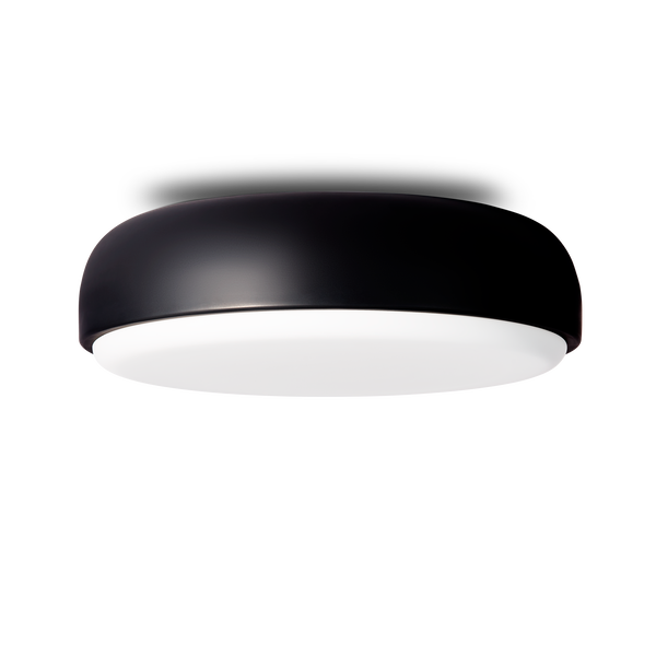 Over Me Væg/Loftlampe Ø50 Mat Sort