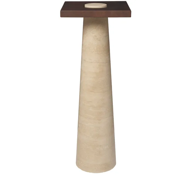 Grova Travertin Pidestall 80 cm