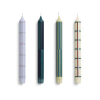 Pattern Ljus 4-pack Grön / Silver