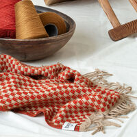 Isak Plaid 150x210 cm Red Sumac
