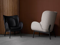 Embrace Armchair With Footstool S Elmosoft Black
