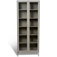 Volt Kaappi Lasiovi 190 cm Beige/Stainless Steel
