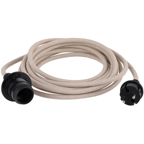 Kabelsæt Tekstil E27 Outdoor Naturligt