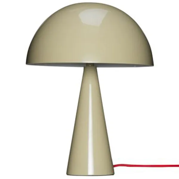 Mush Mini Bordlampe Sand/Rød
