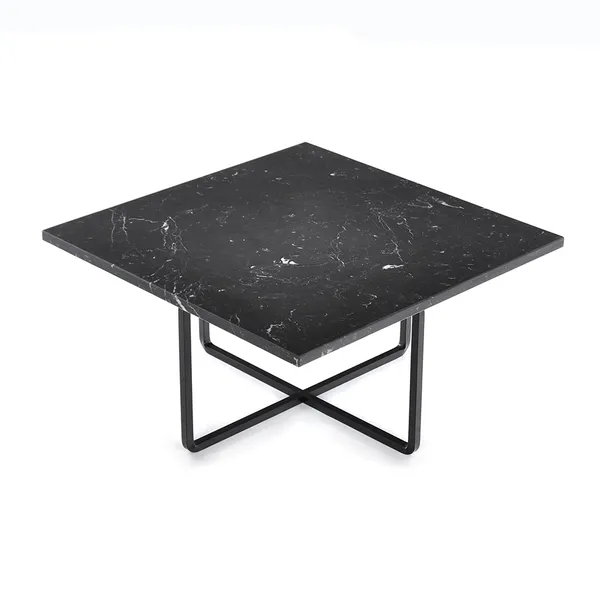 Ninety Soffbord 60 cm Svart Underrede Svart Marmor