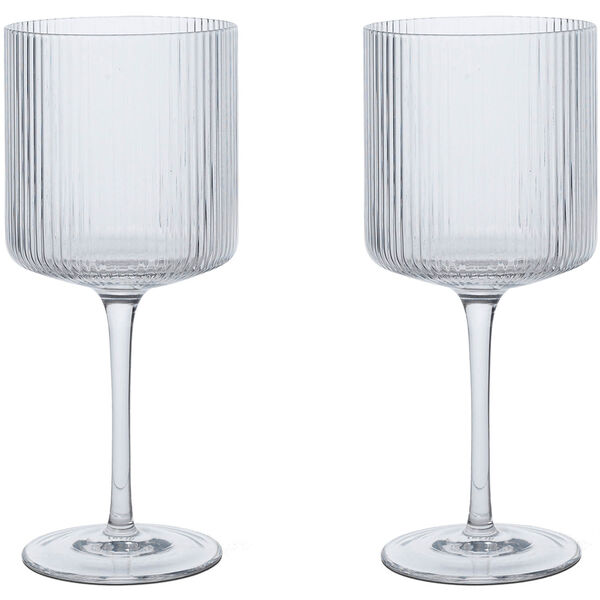 Ripple Rødvinsglas 2-pak Klart