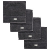 Premium Håndklæder 30x30 cm 4-pak Anchor Grey