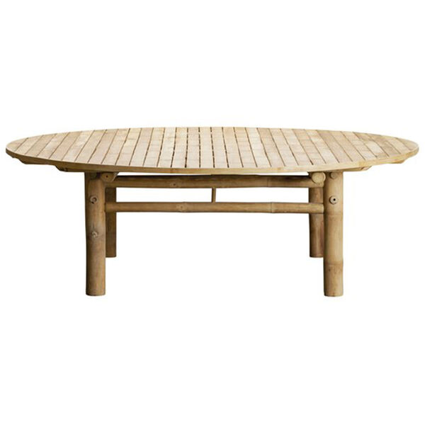 Stuebord Bambus Ø140 cm Naturfarget