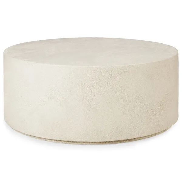 Elements Soffbord Off-white Ø80 cm