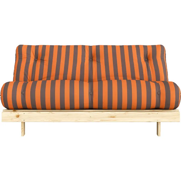 Roots Sovesofa 160x200 cm Oransje / Brun