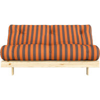 Roots Sovesofa 160x200 cm Oransje / Brun