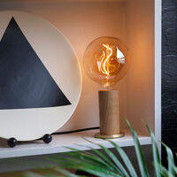 Tala Touch Bordlampe Valnød