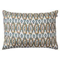 Ikat Delhi Cushion Indoor/Outdoor 40x60 cm Heaven Blue/Beige
