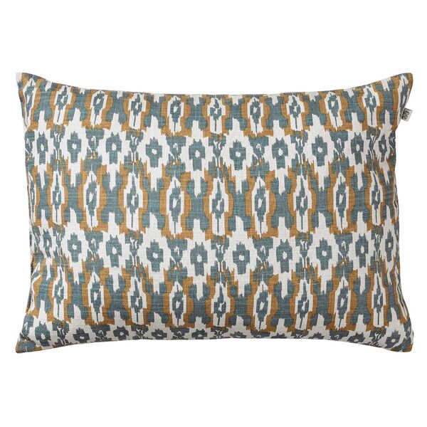 Ikat Delhi Cushion Indoor/Outdoor 40x60 cm Heaven Blue/Beige