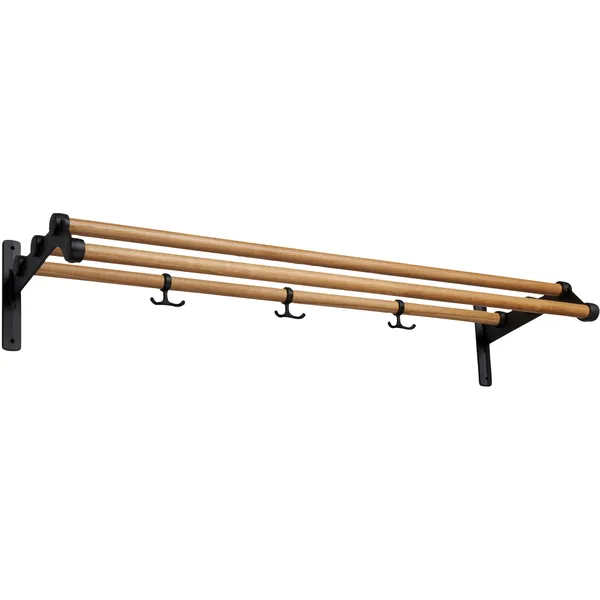 Nostalgi 291 Hattuteline 100 cm Musta / Tammi