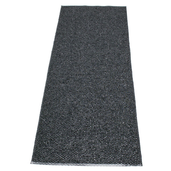 Svea Matto 70x320 cm Metallic Black/Black