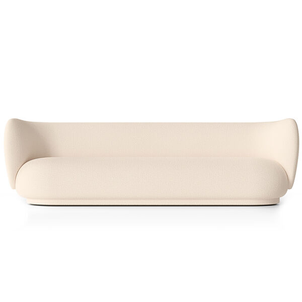 Rico Wool Boucle 4-Seter Sofa Off-white