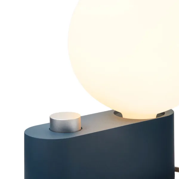 Alumina Table Lamp with Sphere IV Blue