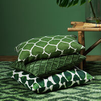 Deva Velvet Pudebetræk 50x50cm Cactus Green