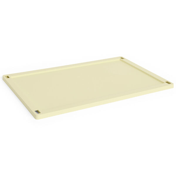 Colour Crate Plastic Large Lokk Light Yellow