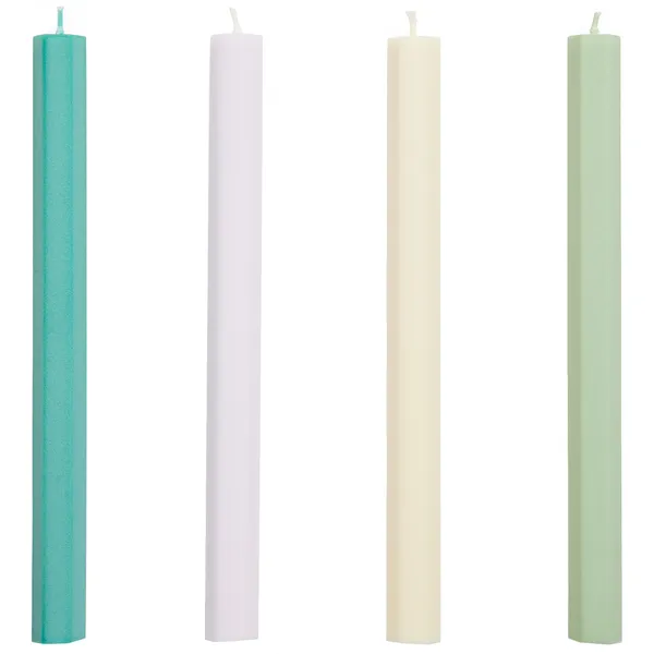 Hexagon Ljus 4-pack Pastel