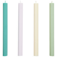Hexagon Ljus 4-pack Pastel