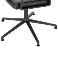 453+ Työtuoli Musta Alumiini / Black Leather