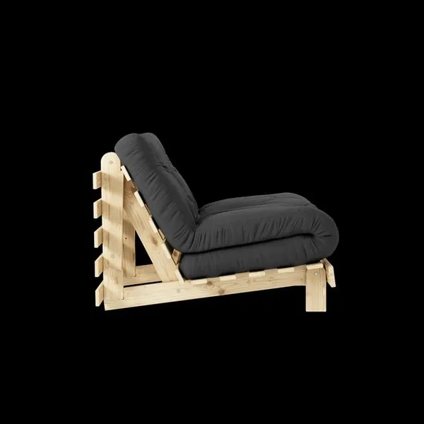 Roots 90 Loungefåtölj Furu / Beige