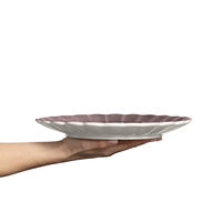 Oyster Lautanen Luumunvärinen 28 cm