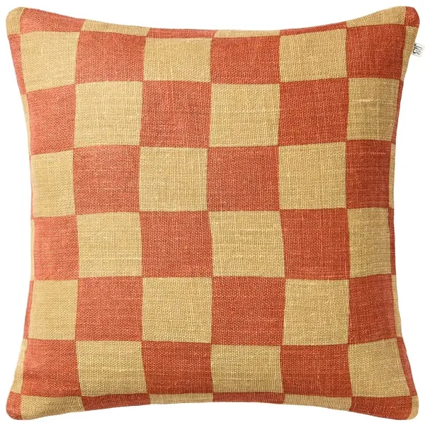 Buffalo Check Tyynynpäällinen 50x50 cm Apricot Orange / Khaki