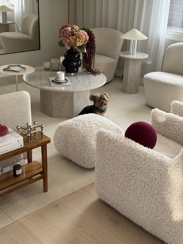 Le Petite Puf Arctic White