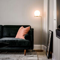 IC Lights F1 Gulvlampe Børstet Messing