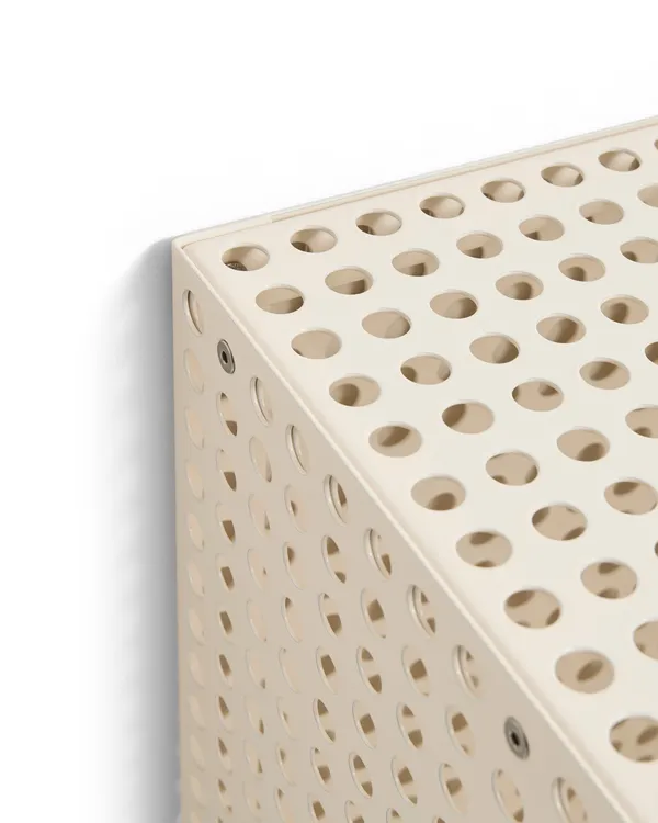 Perforated Seinäkaappi Eggshell