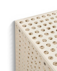 Perforated Seinäkaappi Eggshell