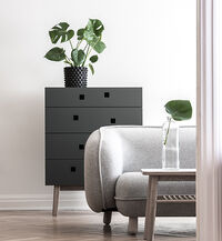 Peep B3 Bureau Slate Gray / white oak