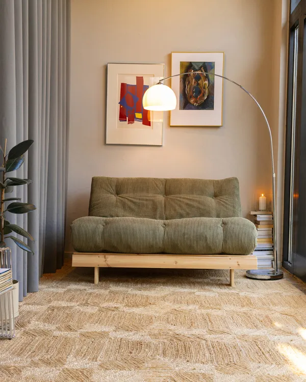 Roots Bäddsoffa 140x200 cm Khaki Green
