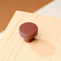 Circular Knott Reddish Brown