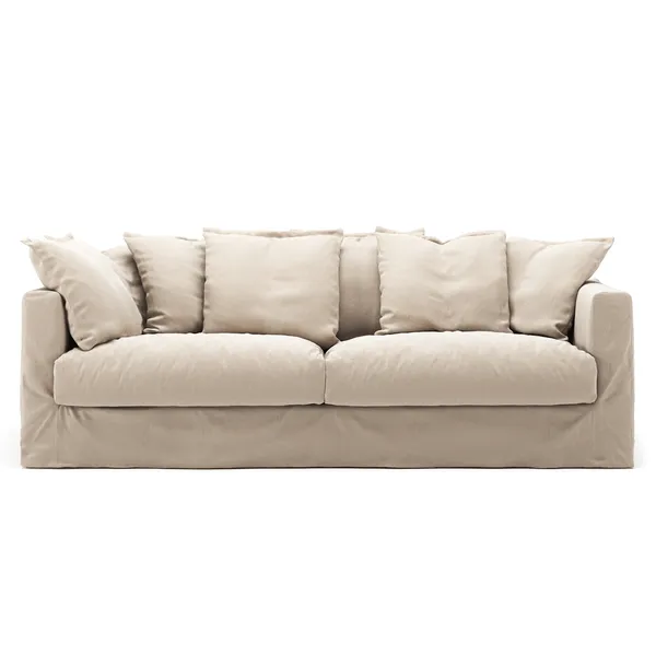 Klädsel Till Le Grand Air 3-sitssoffa Bomull Beige