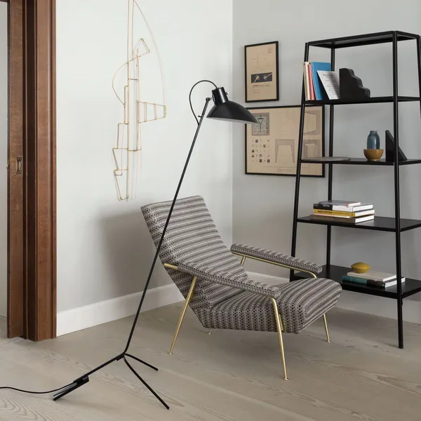 VV Cinquanta Gulvlampe Sort