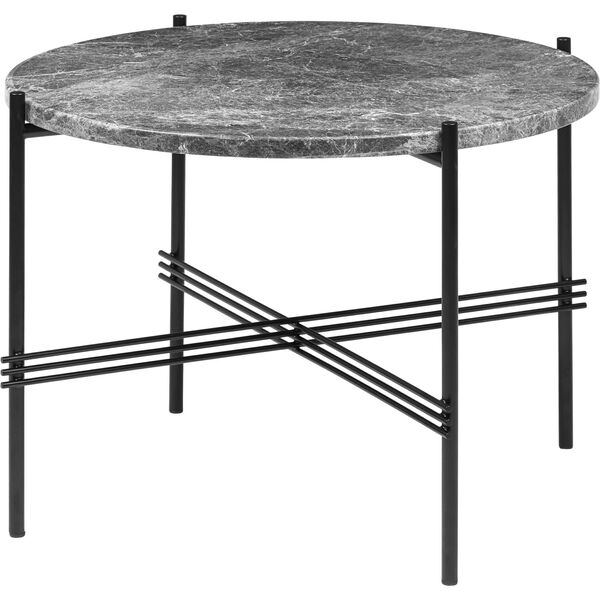 TS Soffbord 55 cm Svart / Grå Emperadormarmor