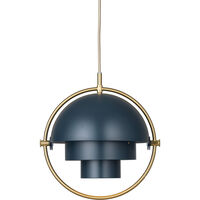 Multi-Lite Riippuvalaisin Ø255 cm Messinki / Midnight Blue