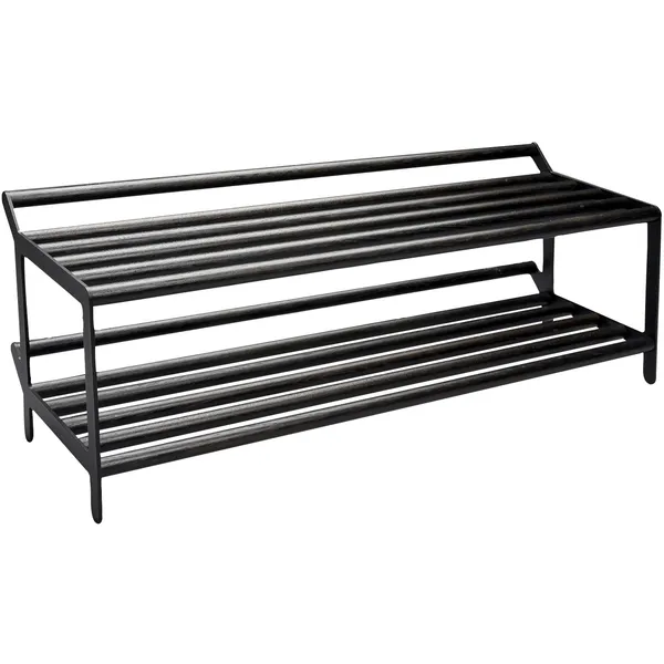 Tamburin Shoe Shelf 60cm Black/ Black Stained Oak