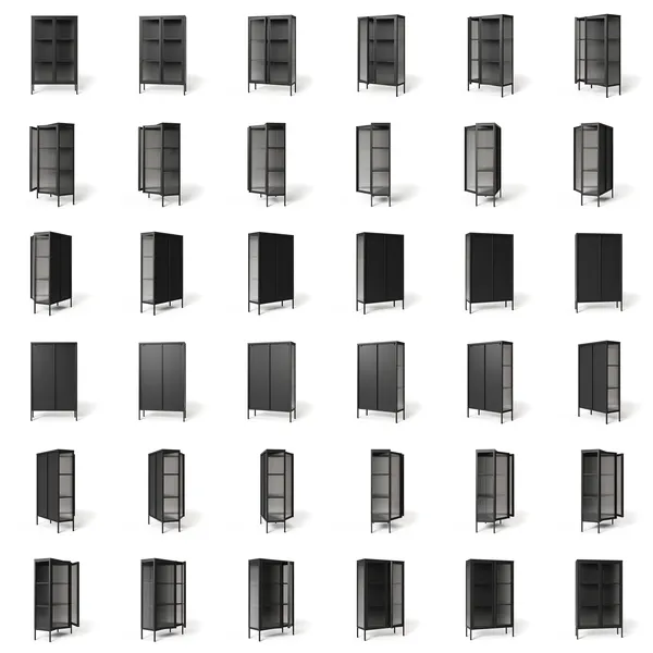 Store Skåp 90x150 cm Antracit