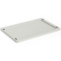 Colour Crate Plastic Small Låg Grey