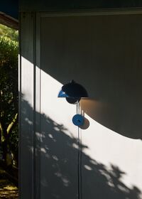 Flowerpot VP8 Væglampe Steel Blue