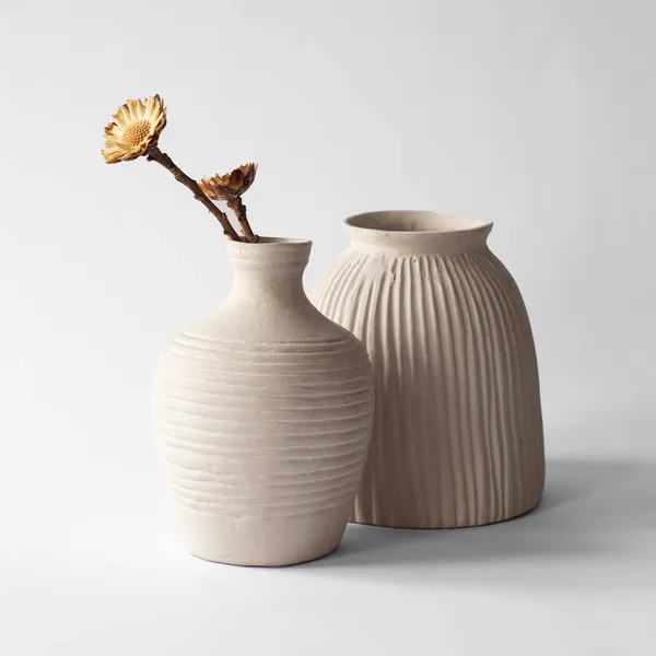 Veneto Vase Beige