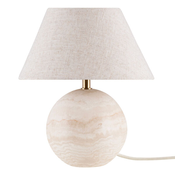 Castello 24 Bordlampe Travertin