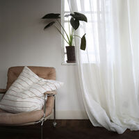 Alice Gardin Dubbel Bredd 290x250 cm Vit