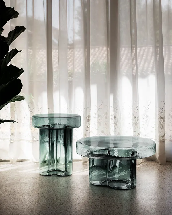 Soda Coffee Table Ø55 Petrol Green