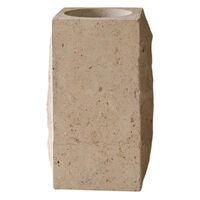 Edge Vase Large Limestone